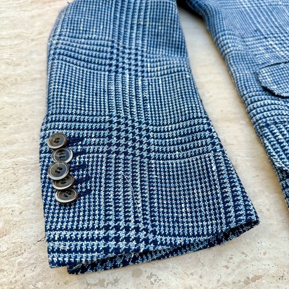 Suitsupply Slim Havana Check Blazer! Sz 36R - Picture 4 of 9